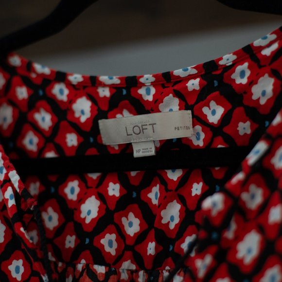 Loft - Patterned Dress - Picture 4 of 5